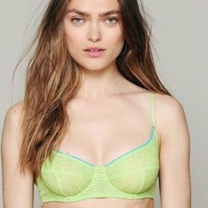 ⭐️SALE⭐️ NEW Free People Cheeky Lace Bra Size 34C